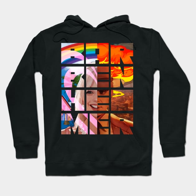 Barbenheimer Two Faces X Hoodie by LopGraphiX